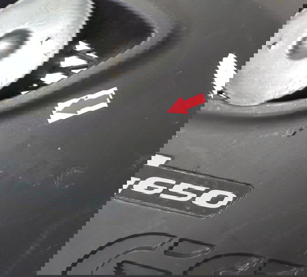 Carenagem Aba Tanque Bmw G650 Gs 12/15 L/d Orig 48953 Preto