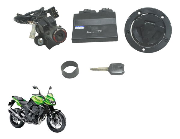 Kit Chave Módulo Code C/avaria Kawasaki Z 750 08-12 Original