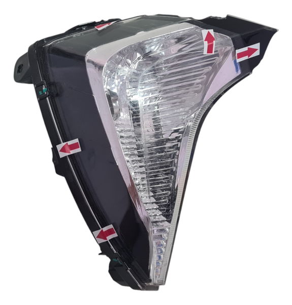 Pisca Dianteiro Dir Honda Elite 125 Original Quebrado 28035