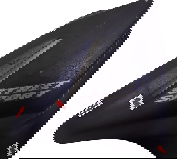 Carenagem Aba Tanque Dir Cbx 200 Strada Similar Trinco 2290 Roxo