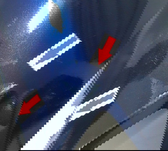 Carenagem Lateral Dianteira N-max L/e 21/22 Avarias 18131 Azul