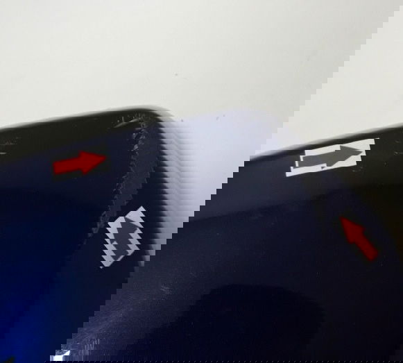 Carenagem Frontal Esq Yamaha Nmax 21/22 Ori 30506 Avaria Azul