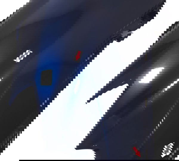 Carenagem Frontal Esq Yamaha Nmax 21/22 Ori 30538 Avaria Azul