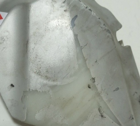 Tampa Pinhão Honda Xre 300 10/12 Original Quebrada 20851 Prateado