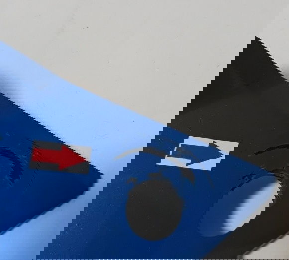 Carenagem Frontal Superior Honda Elite 125 Orig 33675 Azul