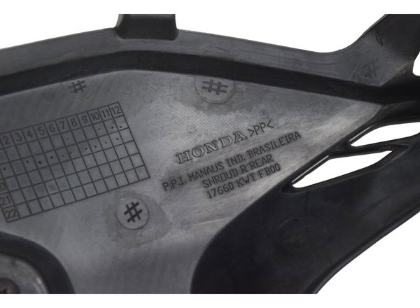 Carenagem Interna Dir C/ Detalhes Honda Xre 300 19-25 Orig