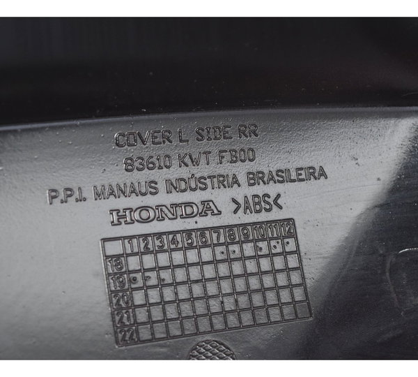 Carenagem Rabeta Esquerda Honda Xre 300 19-25 Original