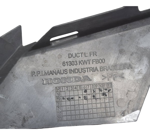 Acabamento Duto Ar Esquerdo Honda Xre 300 19-25 Original