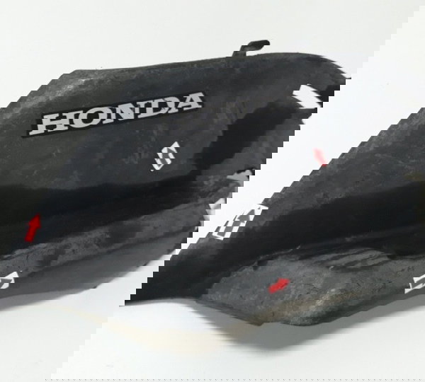 Carenagem Pedaleira Esq Honda Lead 110 Original Avaria 31662 Preto