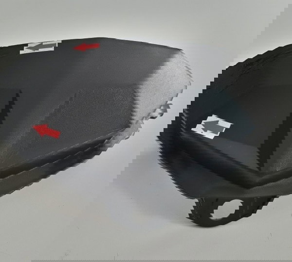 Carenagem Inferior Painel Cb Twister 250 17/19 Avaria 12453 Preto