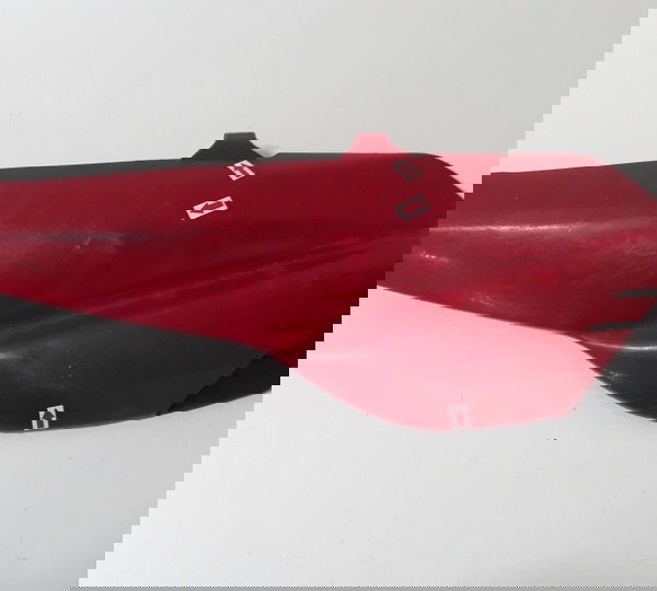 Carenagem Tampa Lateral Dir Honda Pop 100 2008 Avaria 34109 Vermelho