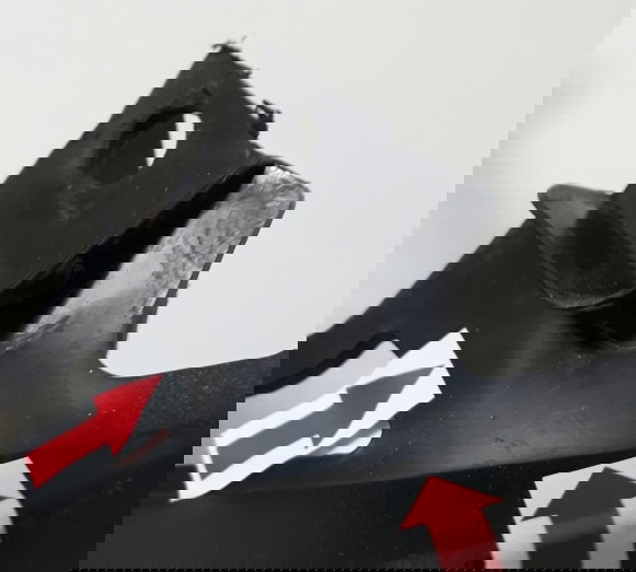 Acabamento Aba Tanque Dir Xre 300 19/22 Orig Avaria 34795 Preto