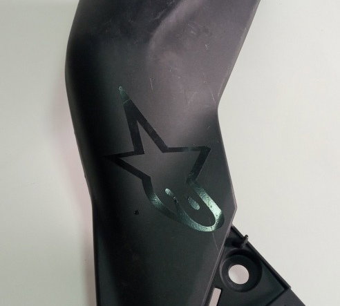 Carenagem Aba Tanque Dir. Yamaha Mt 03 Mt03 17/20 Orig 11753 Preto