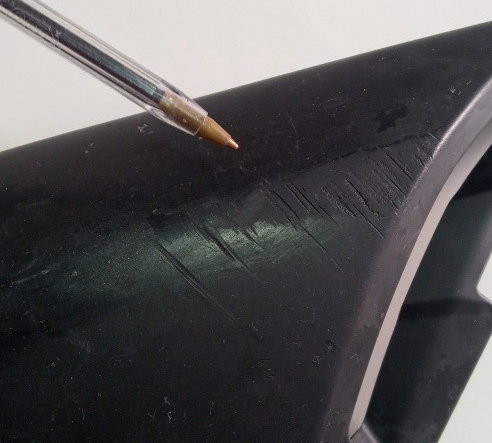 Carenagem Aba Tanque Dir. Yamaha Mt 03 Mt03 17/20 Orig 11753 Preto