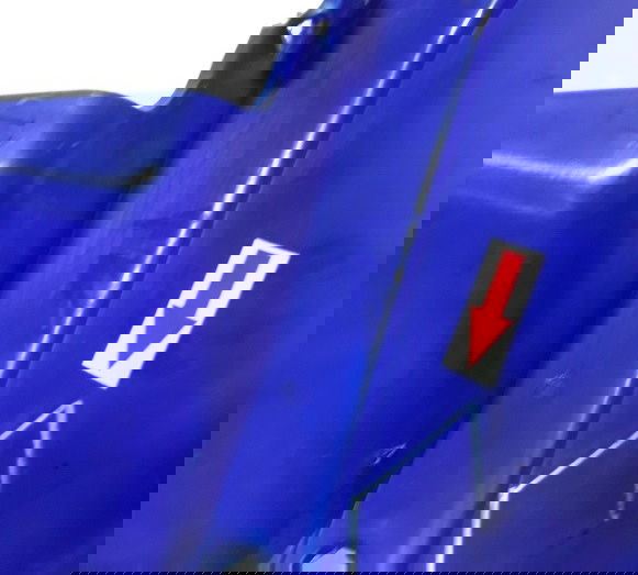 Carenagem Frontal Yamaha Xt 660r 05/18 Original Avaria 16366 Azul