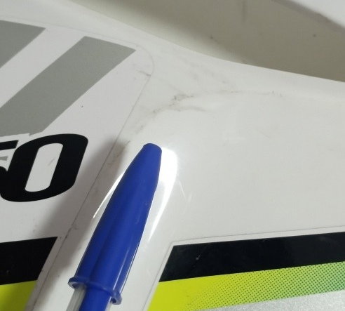 Carenagem Aba Tanque L/e Yamaha Lander250 20 P/riscos (5617) Branco