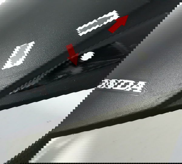 Carenagem Frontal Bros 160 22/23 Orig Detalhe 44018 Preto