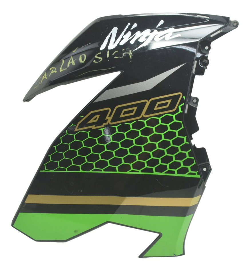 Carenagem Lateral Direita Awasaki Ninja 400 19-23 Original Preto