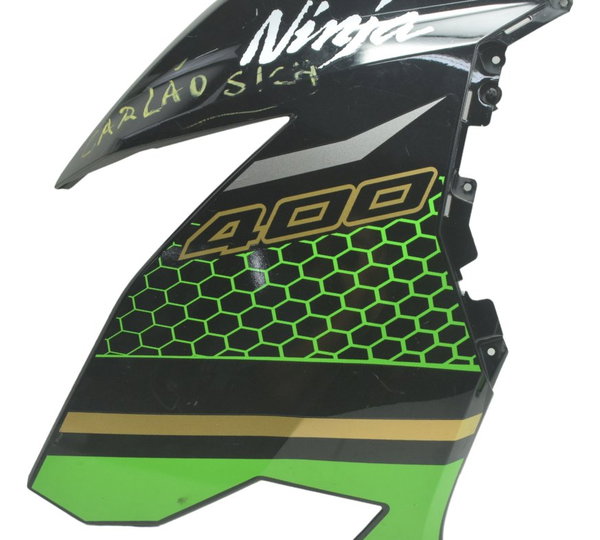 Carenagem Lateral Direita Awasaki Ninja 400 19-23 Original Preto