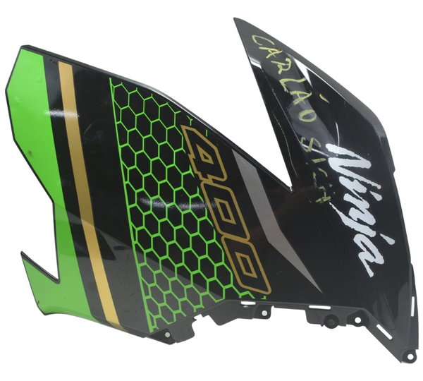 Carenagem Lateral Direita Awasaki Ninja 400 19-23 Original Preto