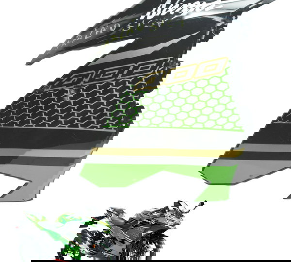 Carenagem Lateral Direita Awasaki Ninja 400 19-23 Original Preto