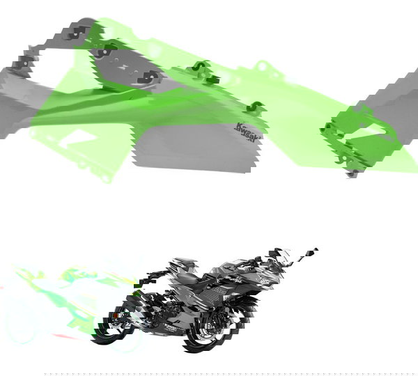 Carenagem Lateral Esq Inferior Kawasaki Ninja 400 19-23 Orig Preto