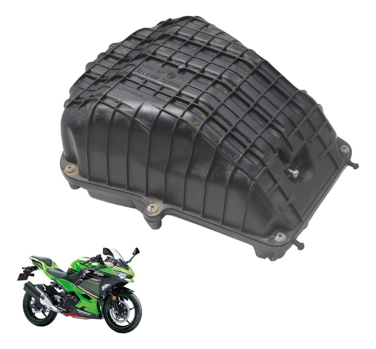 Caixa Filtro Ar C/ Detalhes Kawasaki Ninja 400 19-23 Orig