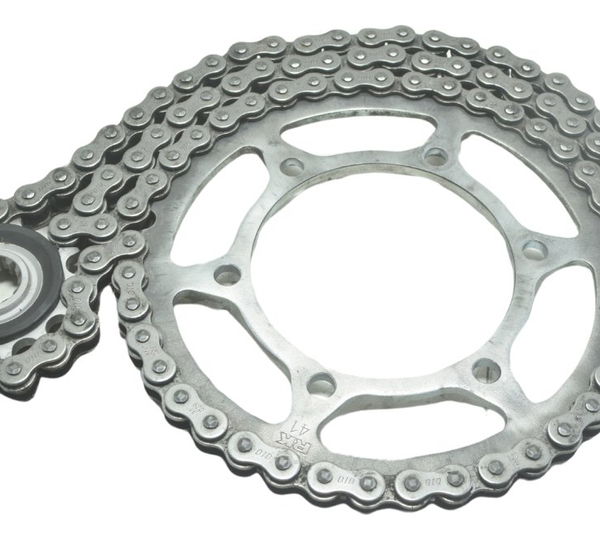 Kit Relação Rk Kawasaki Ninja 400 19-23 Cinza