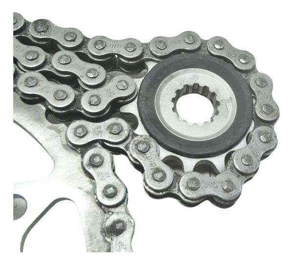 Kit Relação Rk Kawasaki Ninja 400 19-23 Cinza