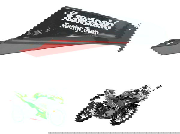 Spoiler Esquerdo C/ Detalh Kawasaki Ninja 400 19-23 Orig