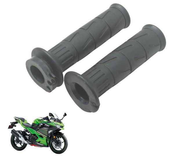 Par Manopla Kawasaki Ninja 400 19-23 Original Preto