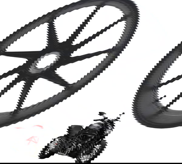 Roda Traseira Ducati Diavel Carbon 11-14 Original