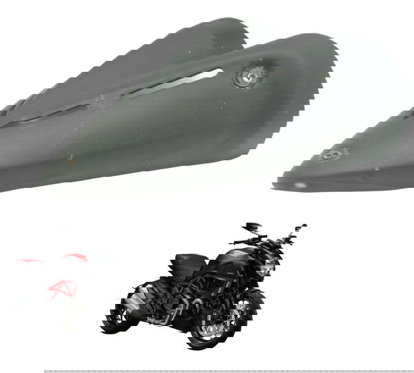 Capa Ponteira Escape Ducati Diavel Carbon 11-14 Original