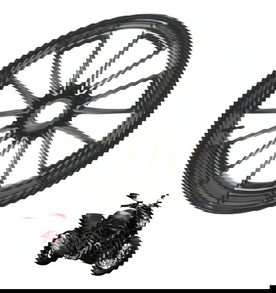 Roda Traseira Ducati Diavel Carbon 11-14 Original