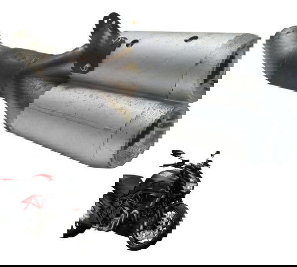 Ponteira Escape Ducati Diavel Carbon 11-14 Original