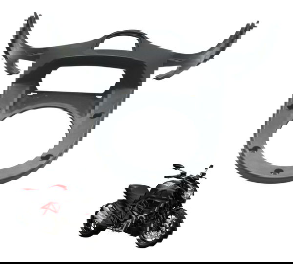 Acabamento Tanque Ducati Diavel Carbon 11-14 Original