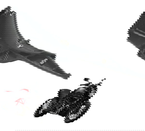 Quadro B Direito Ducati Diavel Carbon 11-14 Original