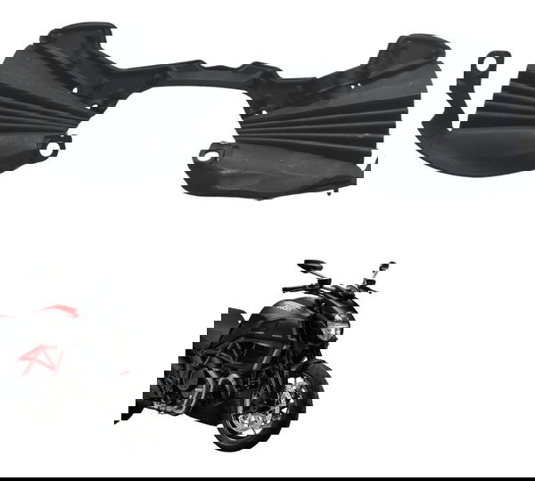 Acabamento Carenagem Interna Ducati Diavel Carbon 11-14 Orig