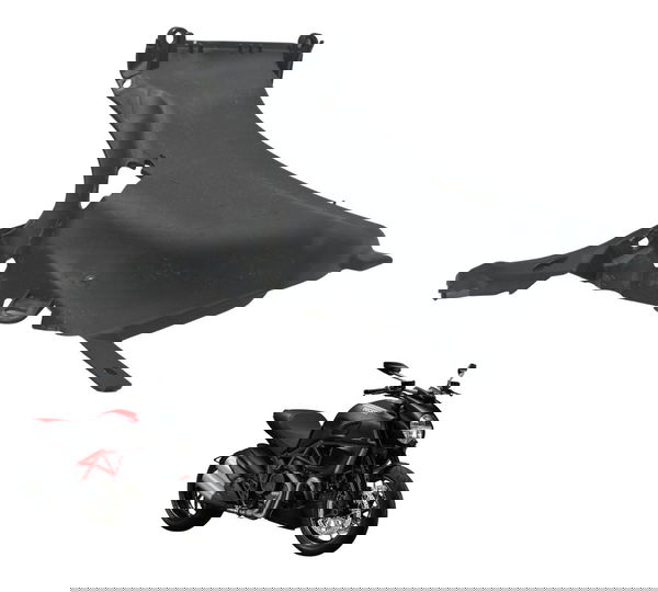 Acabamento Tampa Radiador Dir Ducati Diavel Carbon 11-14