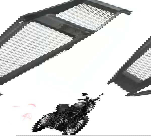 Grade Frontal Radiador Ducati Diavel Carbon 11-14 Original Preto