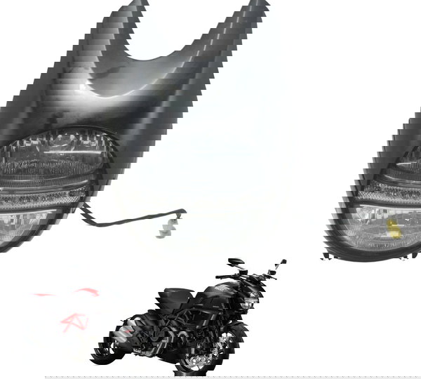 Farol Completo Ducati Diavel Carbon 11-14 Original Ambos Lados