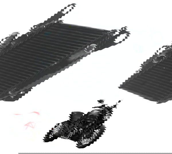 Radiador Direito Ducati Diavel Carbon 11-14 Original