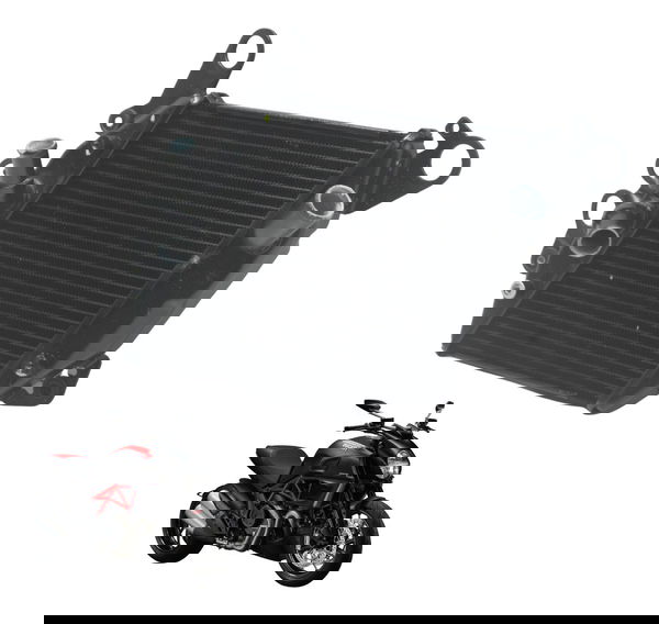 Radiador Direito Ducati Diavel Carbon 11-14 Original