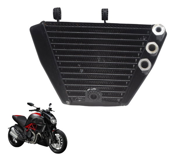 Radiador Óleo C/ Detalhes Ducati Diavel Carbon 11-14 Orig
