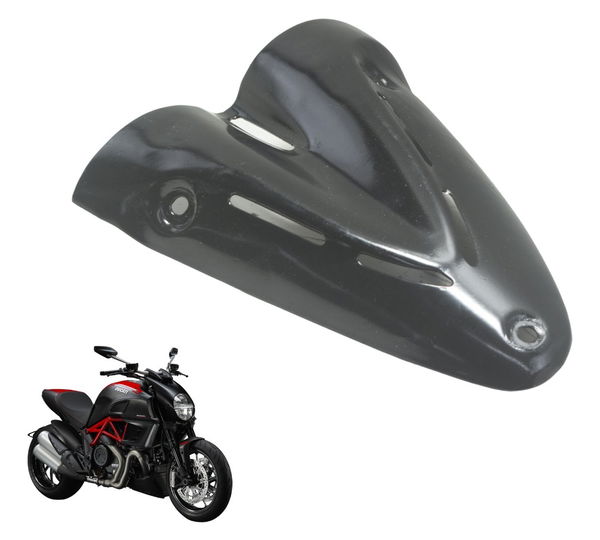 Capa Ponteira Escape Ducati Diavel Carbon 11-14 Original