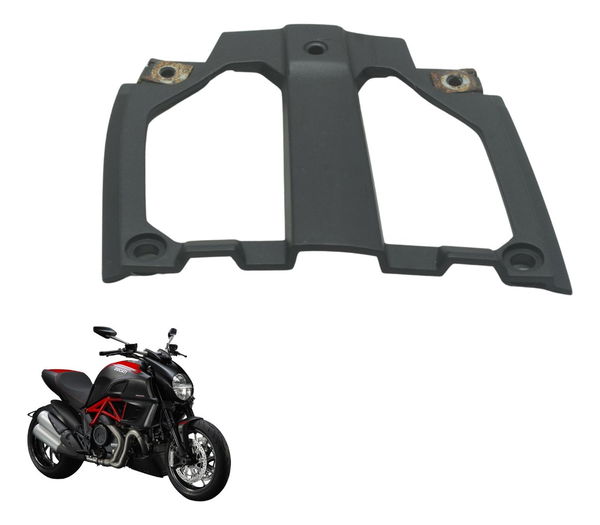 Acabamento Frontal Radiador Ducati Diavel Carbon 11-14 Orig