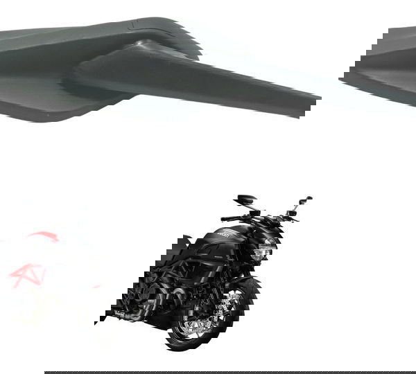 Espelho Retrovisor Direito Ducati Diavel Carbon 11-14 Orig