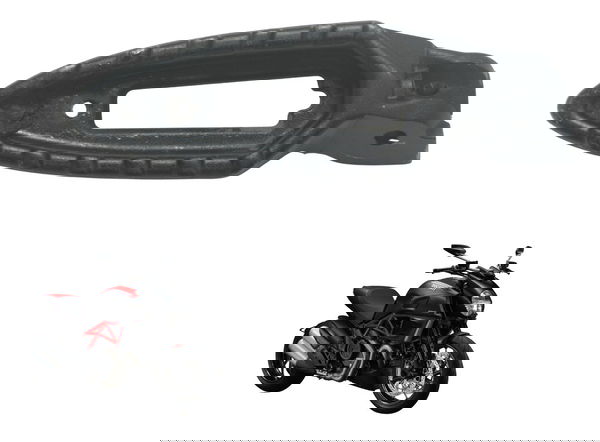 Pedaleira Dianteira Direita Ducati Diavel Carbon 11-14 Origi