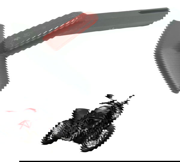 Suporte Alça Passageiro Ducati Diavel Carbon 11-14 Original