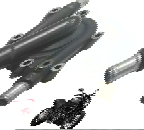 Tampa Bomba Água C/ Detalhes Ducati Diavel Carbon 11-14 Orig